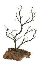 30cm Artificial Tree, Vivarium Plant,On Cork Bark - Great For Mantids & Spiders