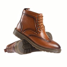Mens Casual Boots Brogue Smart