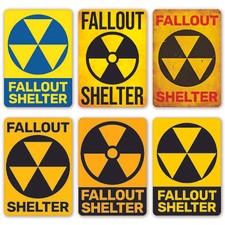 Fallout Shelter Metal Sign