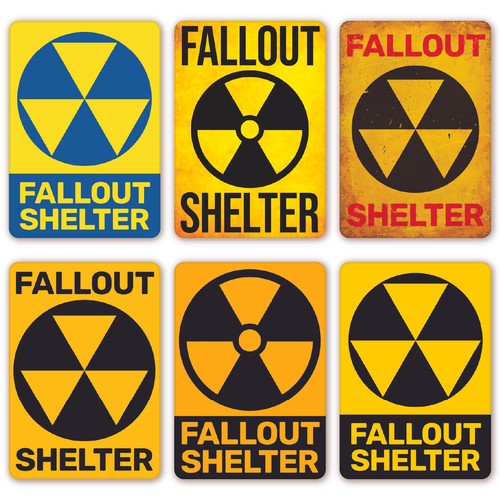 Fallout shelter metal - shelter, sign