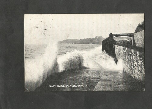 Postcard devon dawlish - dawlish, coast