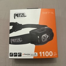 Petzl Updated Swift RL Reactive 1100 Lumens Headtorch Black Brand New