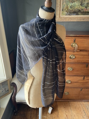 Black silver patterned - black,