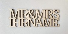 Wooden Wedding Letters UrGift