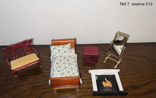 Dolls house furniture bundle - house,