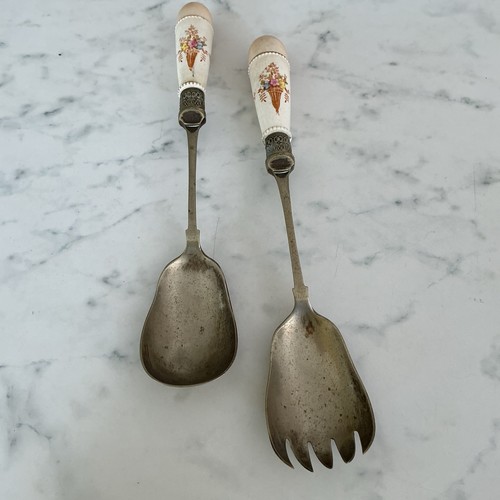 Antique victorian salad server - antique,