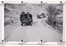 org. Photo 2. WW2 Balkan Car Truck Pass Road