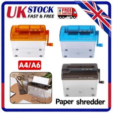 A4/A6 Paper Shredder Hand