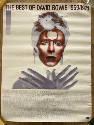Vintage david bowie poster emi - vintage,