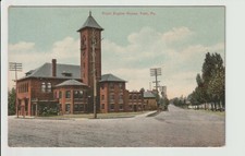 Pennsylvania York Royal Engine House Fire Department 1914 PA view POSTED card