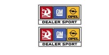 VAUXHALL DEALER SPORT (version4) Vinyl Decals Auto Motorcycle TOOLBOX CAR VAN x2
