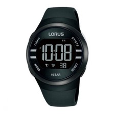 Lorus Watch Unisex Digital Chronograph 100m WR R2333NX9 RRP £29.99