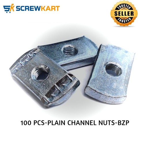 Channel nuts plain spring - nuts, no