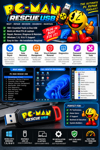 Repair recovery usb - pc, boot