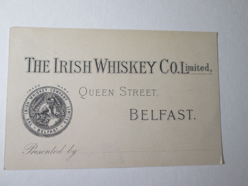 The irish whiskey belfast - the,