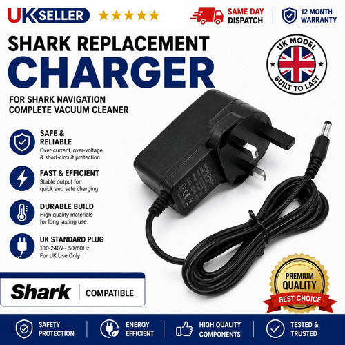Shark replacement charger for - charger,