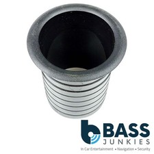 1 x 3" Black Plastic Car DJ