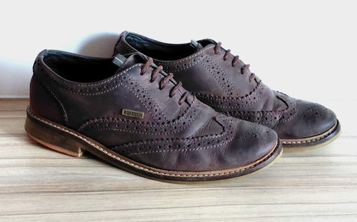 Barbour brown vintage - brown, brogues