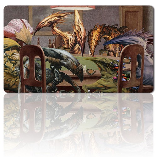 Slivers playing poker board - slivers,