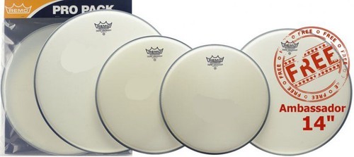 Remo ambassador coated rock - ambassador,