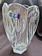 SALE: Waterford Crystal Marquis Vase, Stunning Heart-shapes, Vintage, Orig label