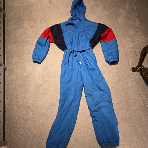 Retro one piece ski suit - piece, (s)
