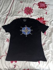 Vivienne Westwood Anglomania x Lee Orb Compass Graphic T-Shirt - Black - Size L