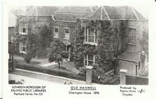 London Postcard - Ealing - Old Hanwell - Cherington House 1896  - U814