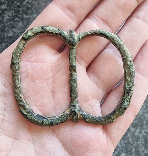 Metal detecting find - metal, buckle