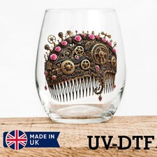 Steampunk Hair Comb 8pcs UV
