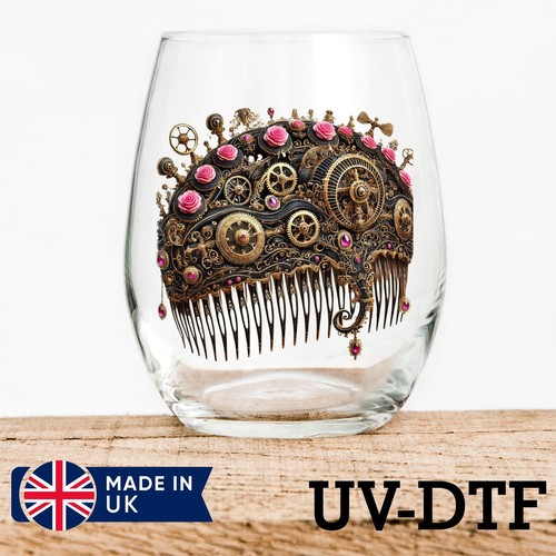 Steampunk hair comb 8pcs - steampunk,