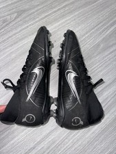 Nike Mercurial Superfly/Vapor Black & Silver Football Boots  Uk 4