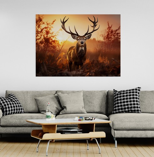 Stag deer animal canvas - stag,