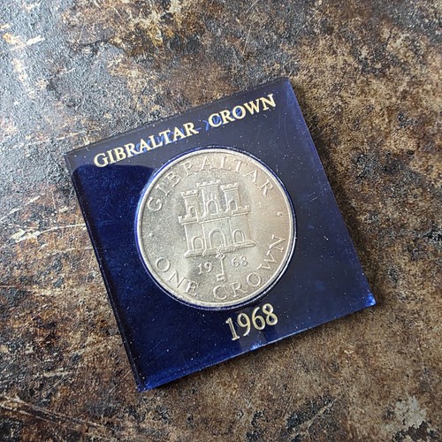 1968 gibraltar one crown - gibraltar,