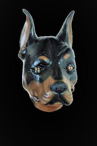 Mask head doberman - head,