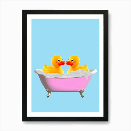 Two ducks bathtub - in,