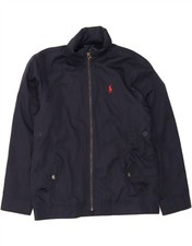 POLO RALPH LAUREN Boys Bomber Jacket 12-13 Years Medium Navy Blue CG01