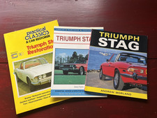 Set of 3 Triumph Stag Books