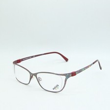 NEW MAD ITALY SURFINIA B03 BLACK WHITE AUTHENTIC EYEGLASSES 51-16