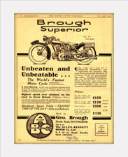 BROUGH SUPERIOR Advert