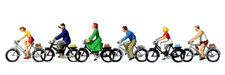 Preiser 10091 Cyclist Figure