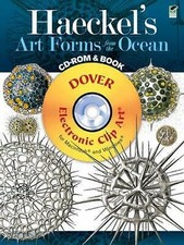 Haeckel's Art Forms from the Ocean Book and CD Rom Clip Art, New Paperback