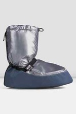 BLOCH Adult Warm Up Dance Booties Boots Metallic Grey Blue IM009BM