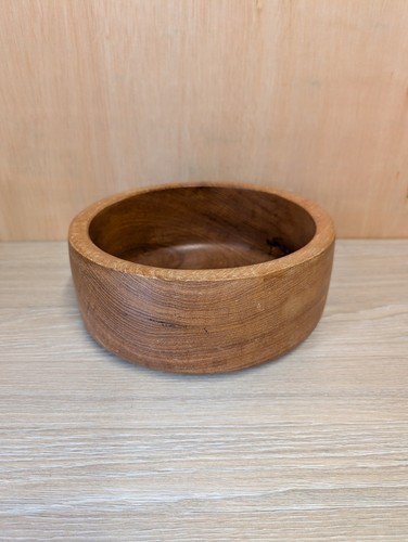 Handcarved teak wooden bowl - wooden,