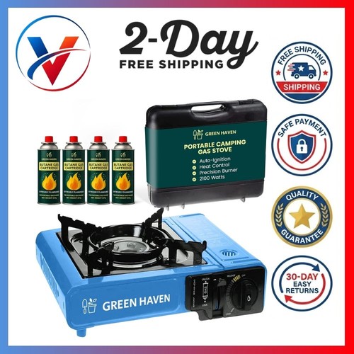 Portable camping gas - camping, stove