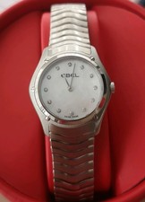 Ebel Classic Wave E9256F21 Ladies 27mm Diamond & MoP Dial Quartz Bracelet Watch