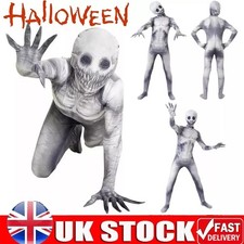 UK Kids The Rake Morphsuit Boys Girls Creepepasta Halloween Fancy Dress Costume