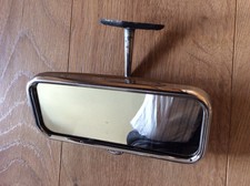 Classic LUCAS REAR VIEW DIPPING MIRROR 584-62045A  #Good gold paint finish# 