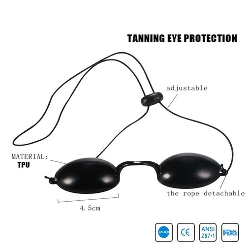 Flex soft tanning bed goggles - soft,