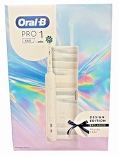 Oral-B Pro 1 680 Design Edition Rechargeable Electric Toothbrush - White.
